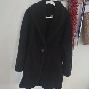 UGG Women's Black Teddy Coat